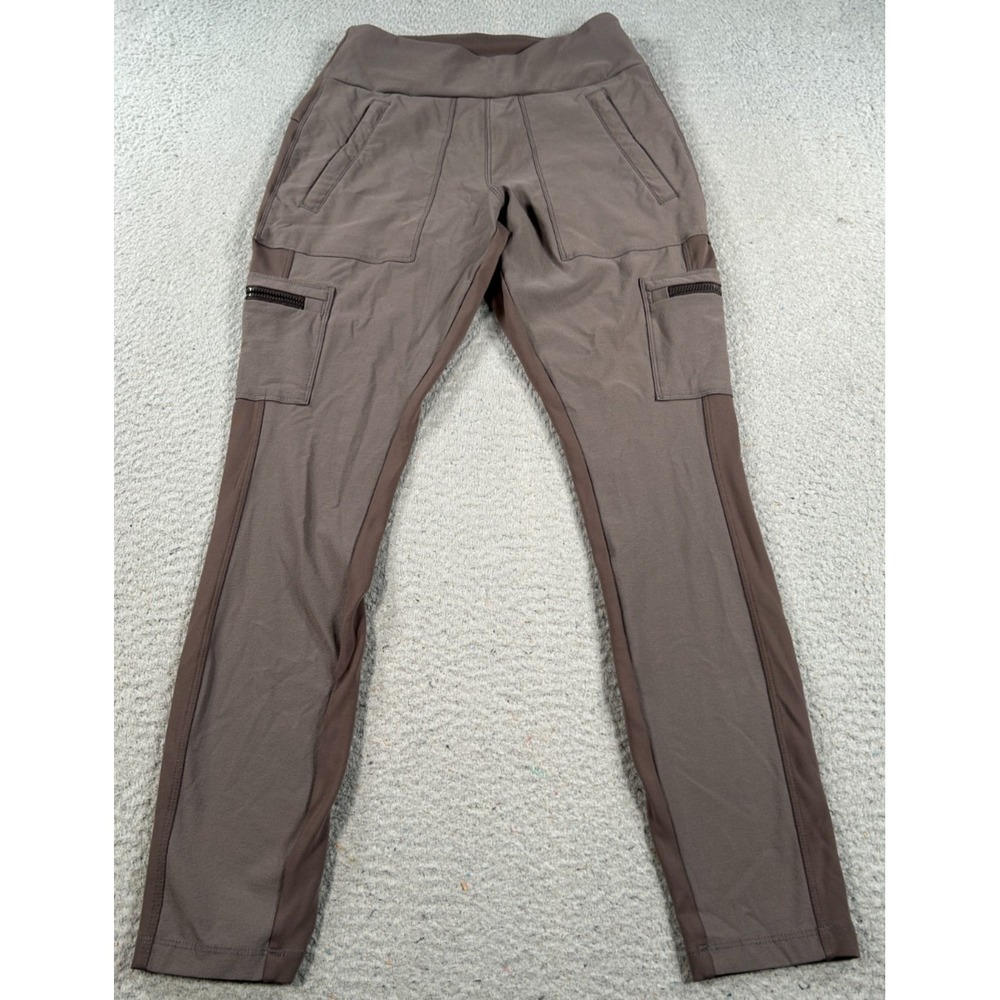 Athleta Brown Cargo Leggings with Side Panels
